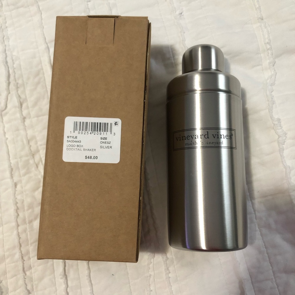Vineyard Vines Stainless Steel Cocktail Shaker